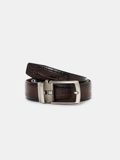 Men Autolock Belt AL-9702 Brown