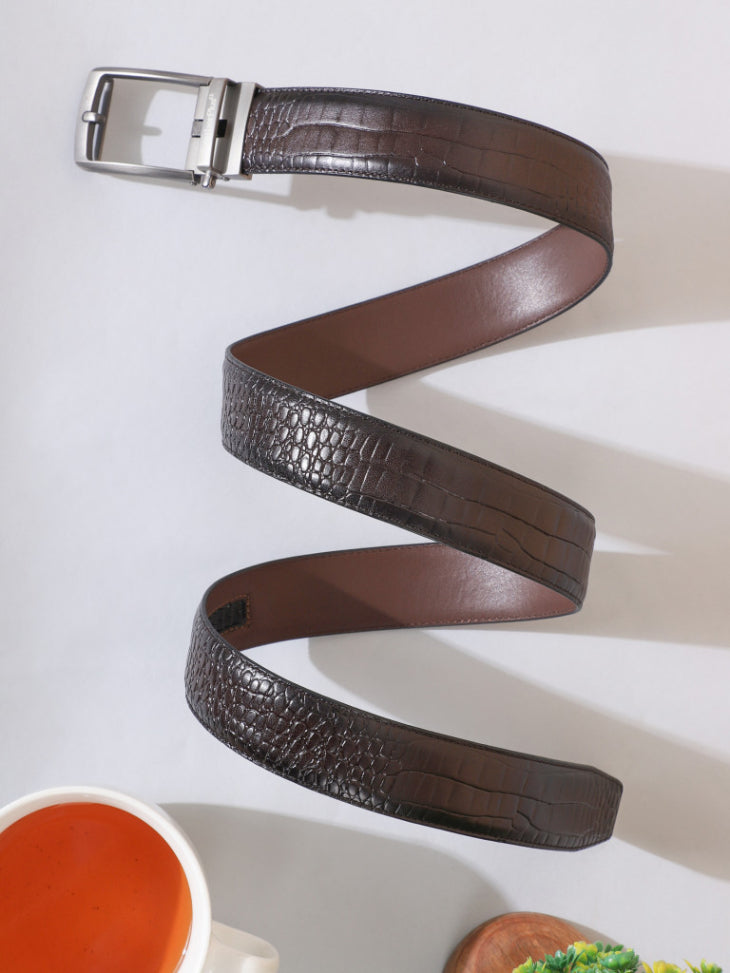 Signature Autolock Leather Belt