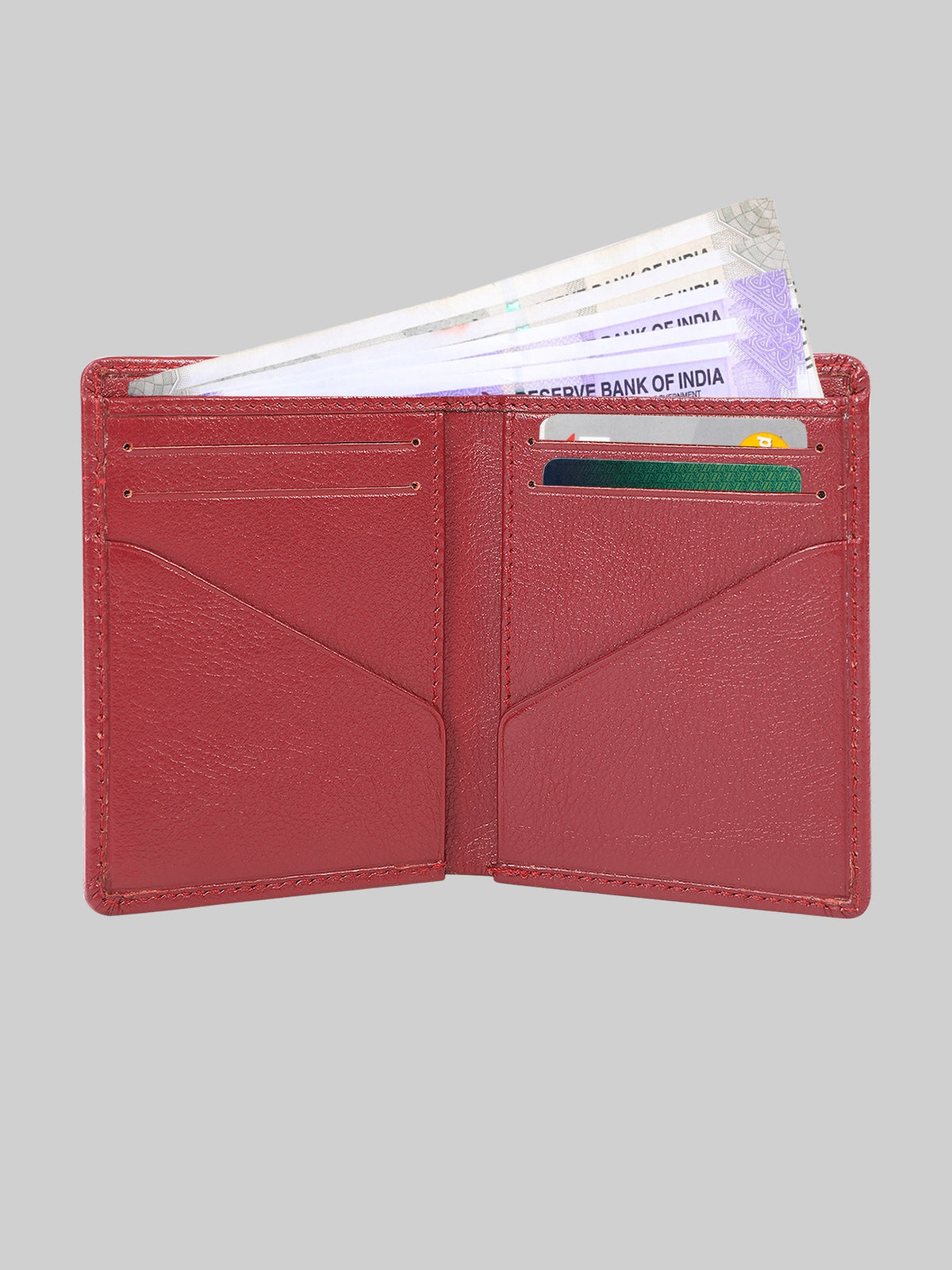 Colour-Accent Compact Wallet