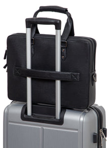 Executive Saffiano Leather Laptop Bag