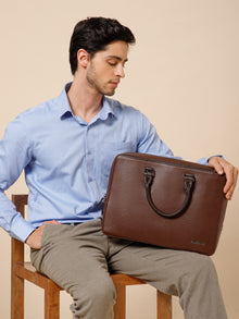 Saffiano Leather Laptop Bag