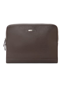 Milled Leather Laptop Sleeve