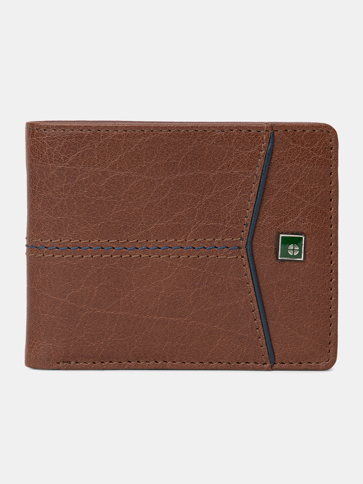 Geometric Leather Wallet