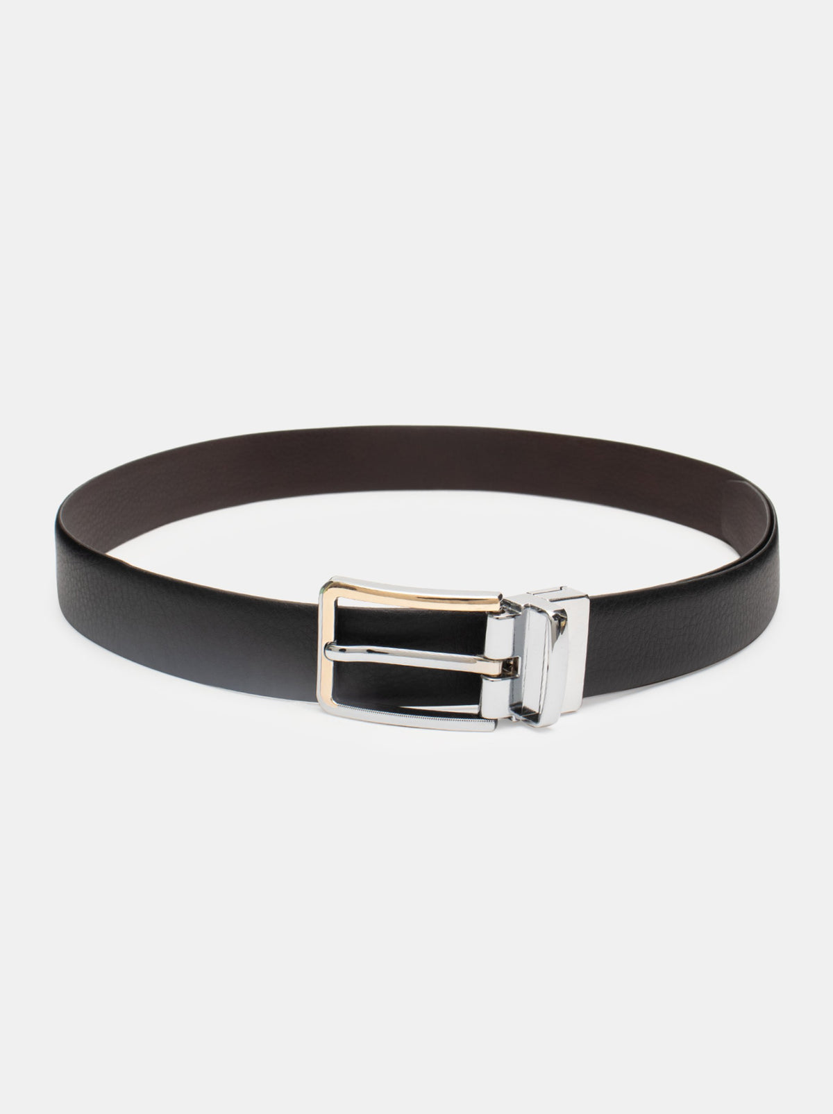 Textured Reversible Leather Belt