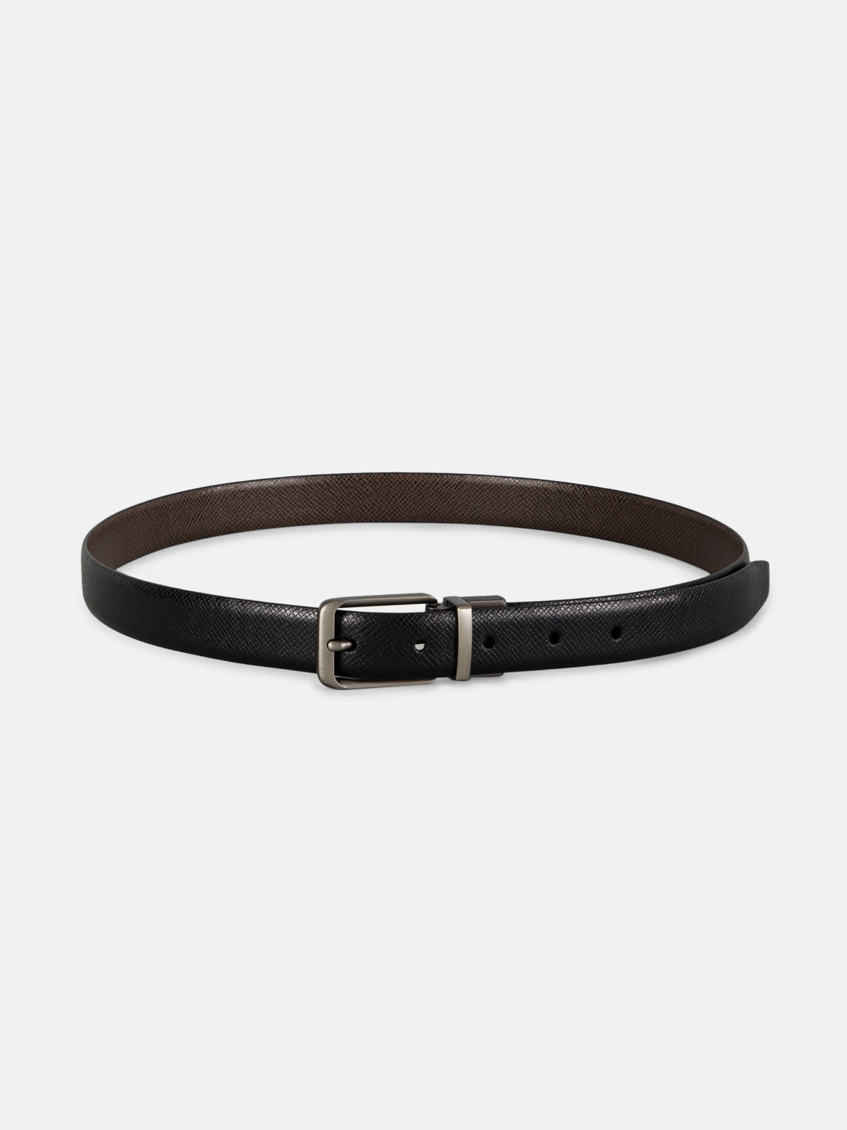 Sleek Reversible Leather Belt