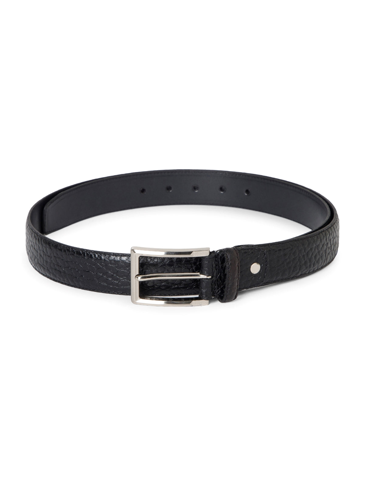 Plus Size Vintage Grain Autolock Leather Belt