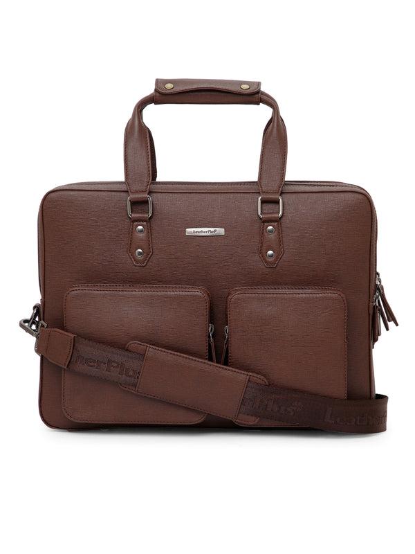 Saffiano Leather Laptop Bag  LT16-4001