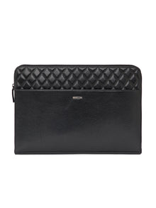 Quilted Leather Laptop Sleeve