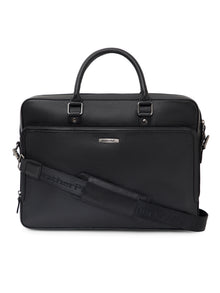 extured Work Leather Laptop Bag