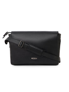 Flap Leather Laptop Bag