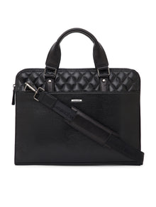 Quilted Leather Laptop Bag