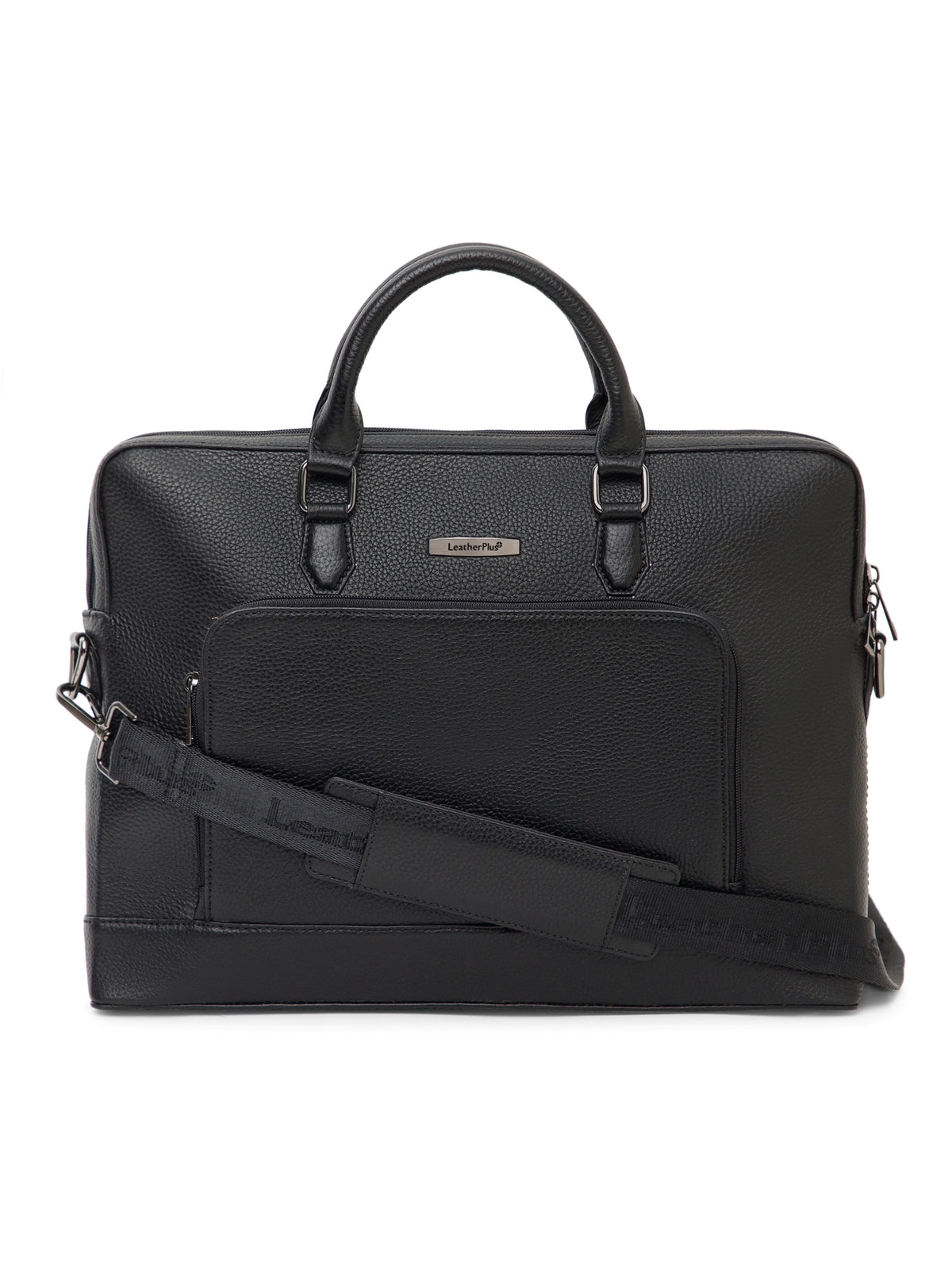 Sleek Leather Laptop Bag