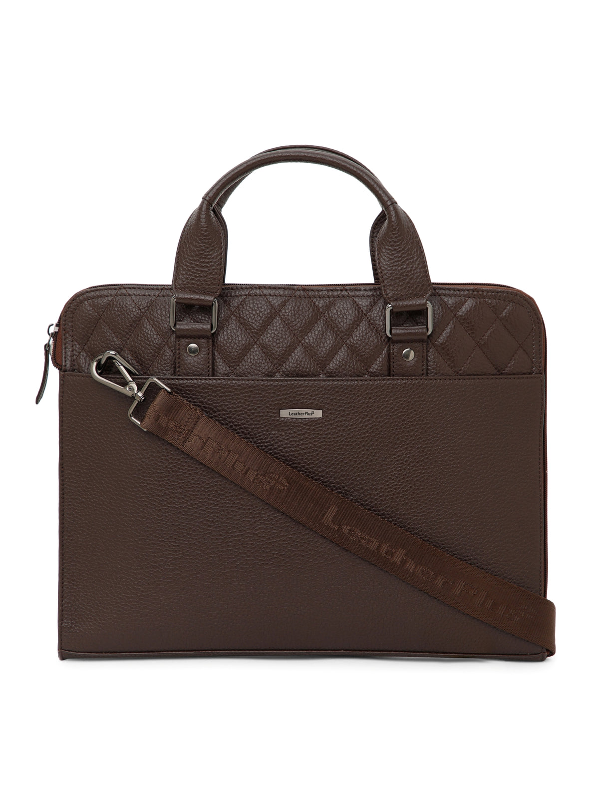 Quilted Leather Laptop Bag