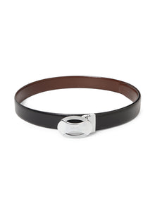 Sleek Reversible Leather Belt