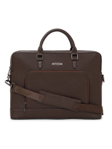 Sleek Leather Laptop Bag