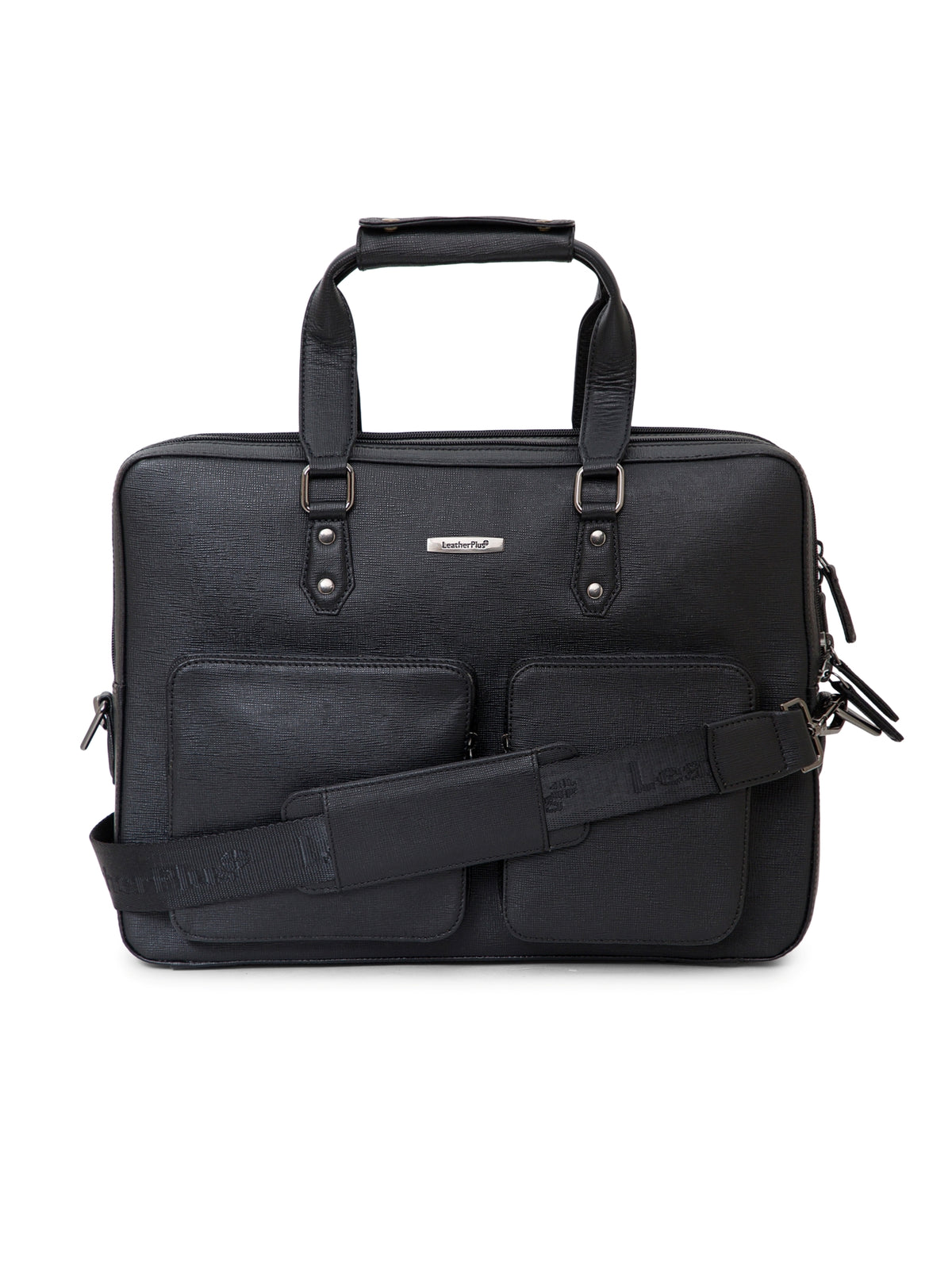 Executive Saffiano Leather Laptop Bag