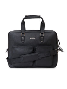 Executive Saffiano Leather Laptop Bag