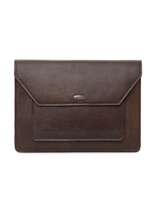 Natural Milled Leather Laptop Sleeve