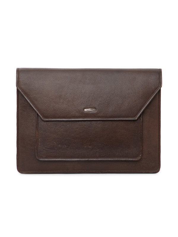 Natural Milled Leather Laptop Sleeve SV16-7001