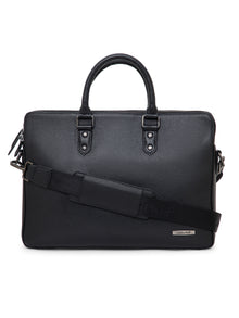 Natural Milled Leather Laptop Bag