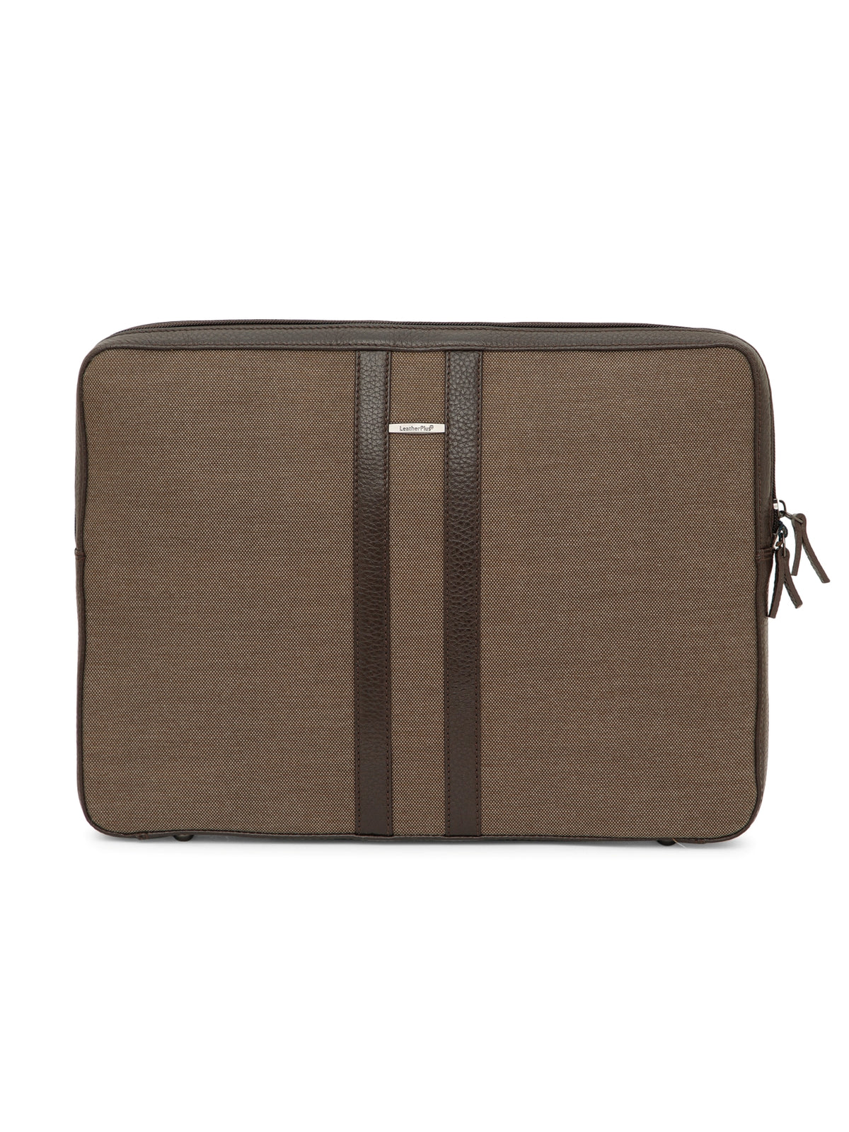 Woven Texture Leather Laptop Sleeve
