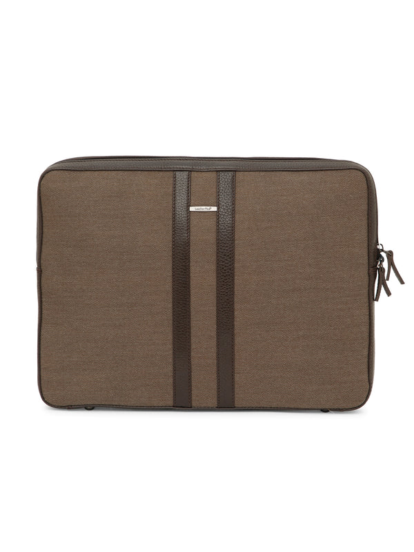 The Sentinel Weave Leather Laptop Sleeve SV16-5001