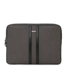 Woven Texture Leather Laptop Sleeve
