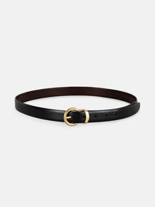 Statement Reversible Leather Belt