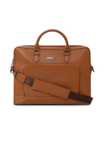 Sleek Leather Laptop Bag