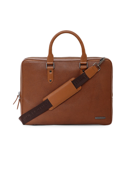 Saffiano Leather Laptop Bag  LT16-4002