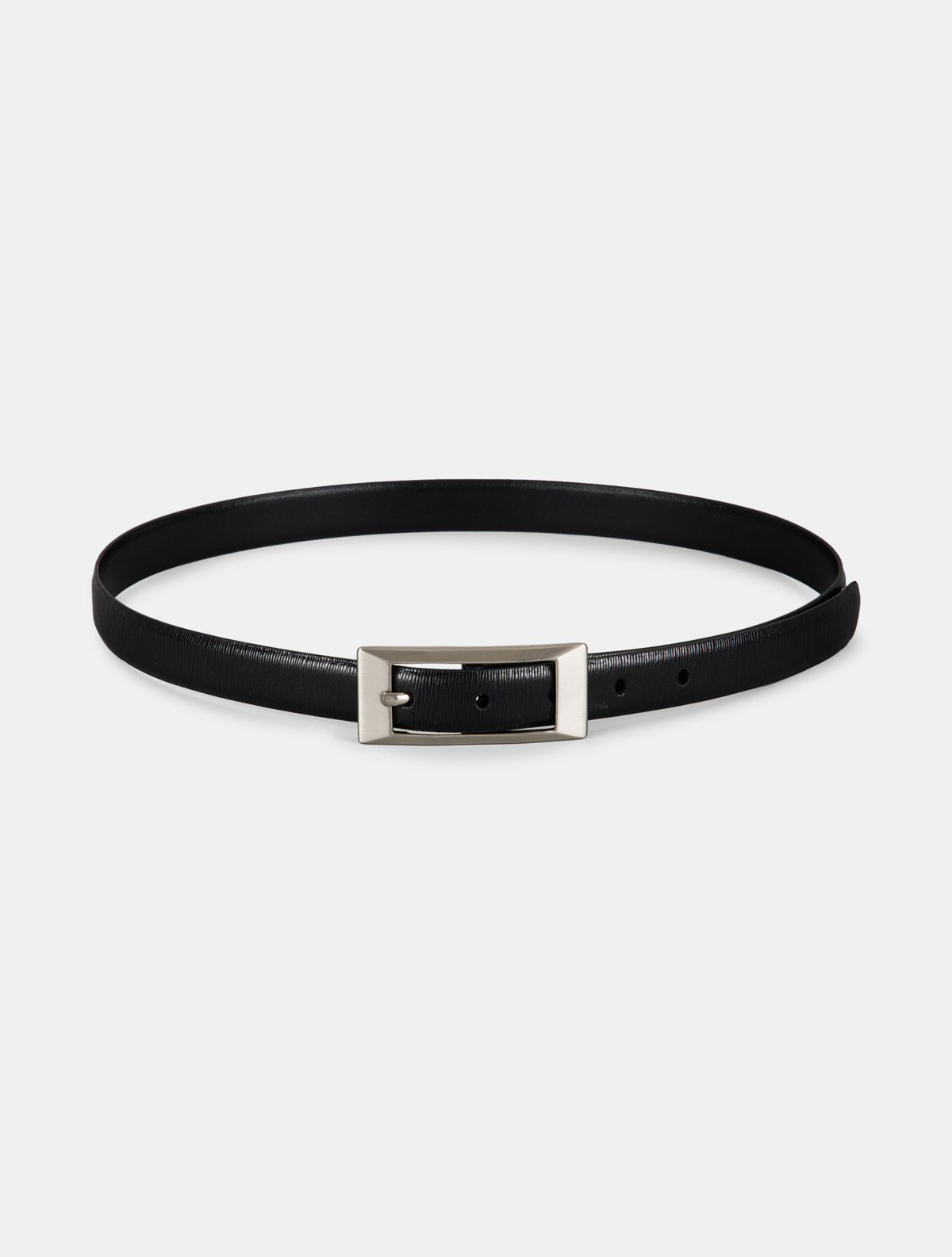 Striped Leather Belt