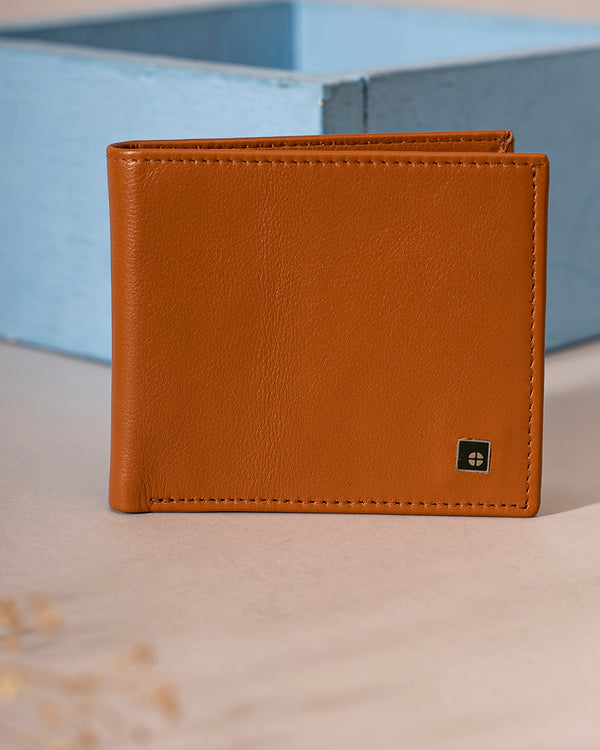 Smooth Natural Leather Wallet