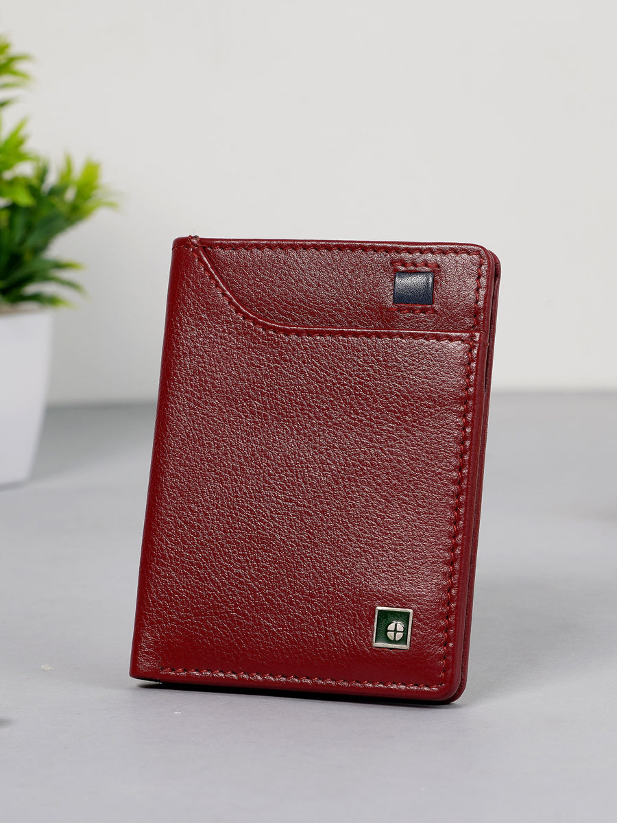 Colour-Accent Compact Wallet