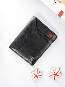 Colour-Accent Compact Wallet