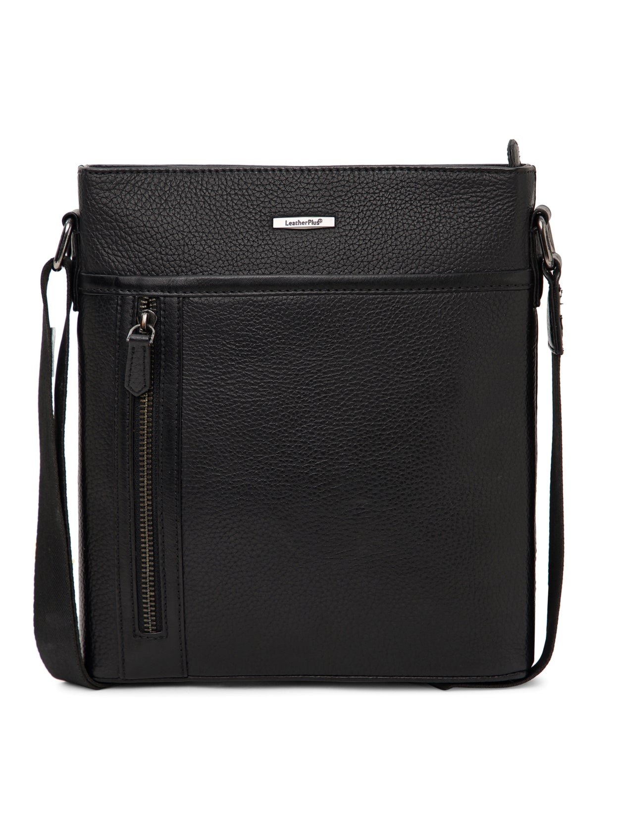 MIlled Leather Men Sling Bag SGM-601 Black