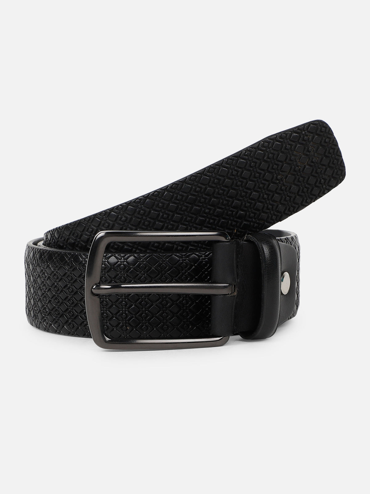 Diamond Crosshatch Embossed Belt