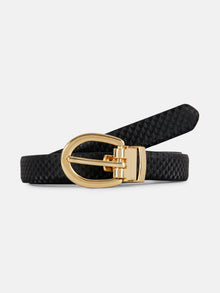 Minimal Reversible Leather Belt