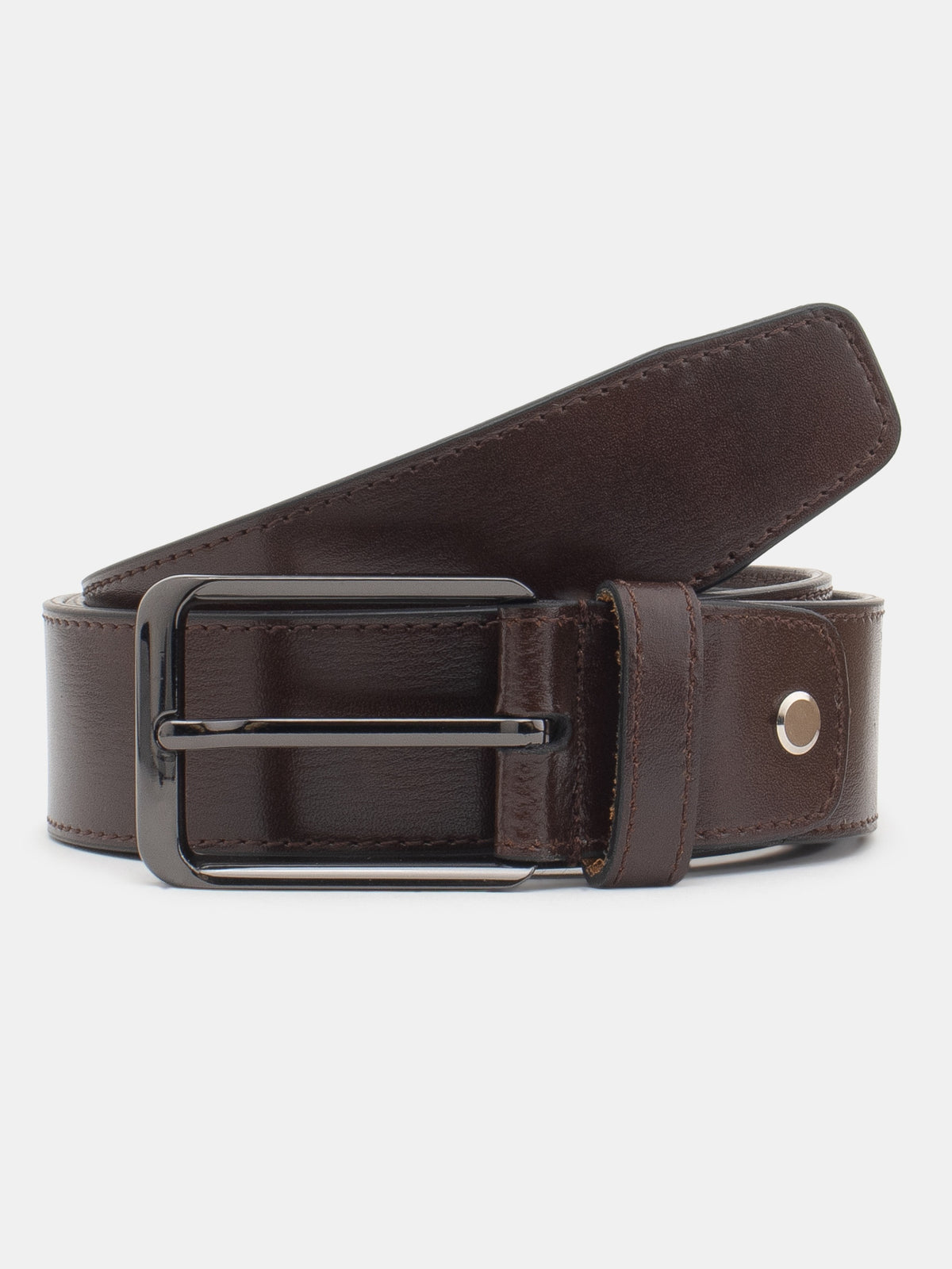 Pebble Grain Casual Leather Belt