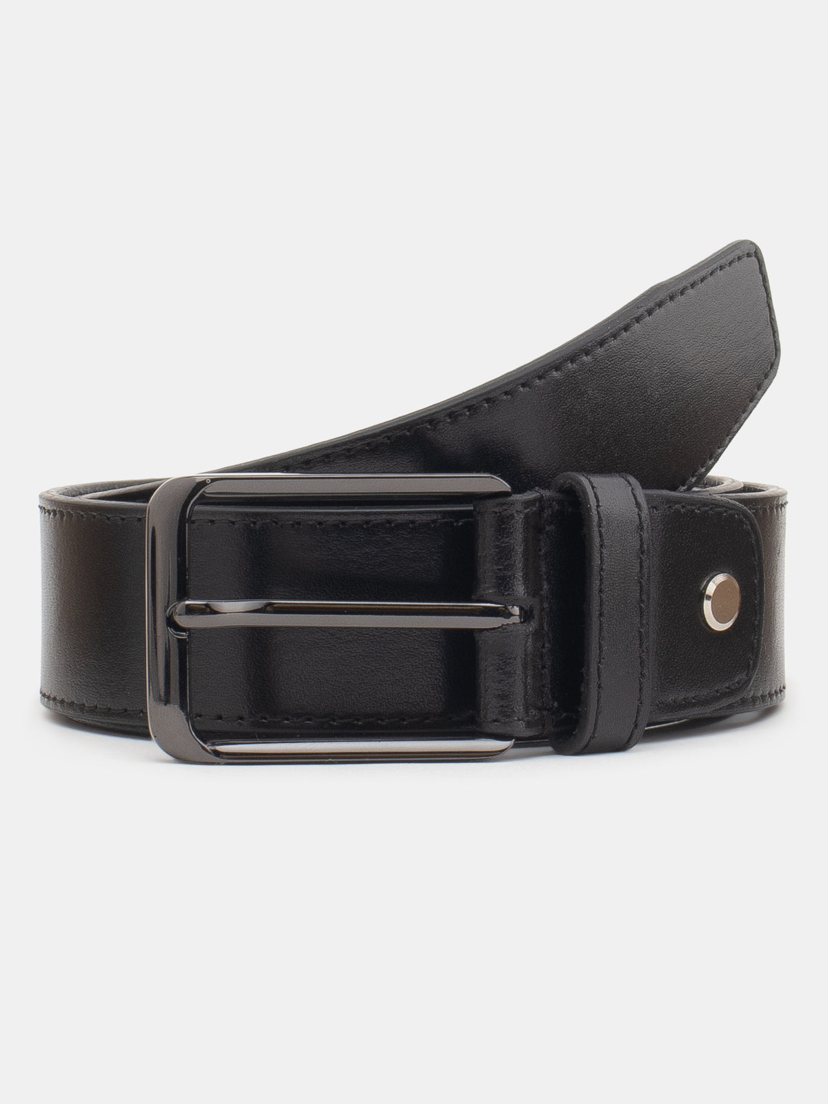 Pebble Grain Casual Leather Belt