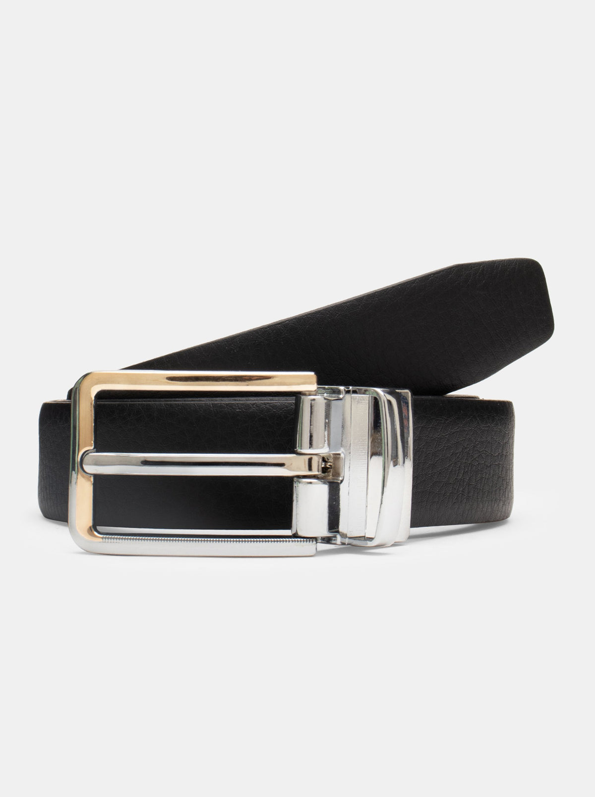Textured Reversible Leather Belt