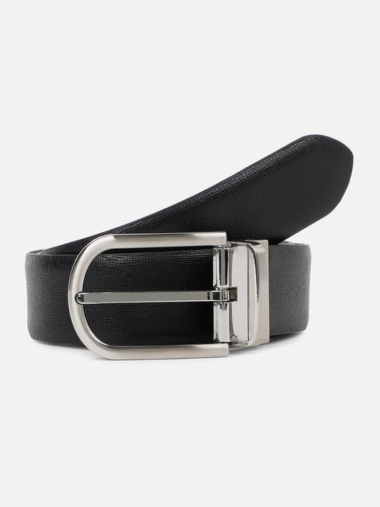 Shrunken Grain Leather Belt
