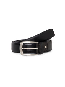 Plus Size Crosshatch Embossed Autolock Leather Belt