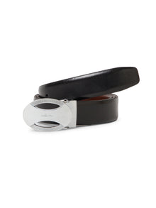 Sleek Reversible Leather Belt