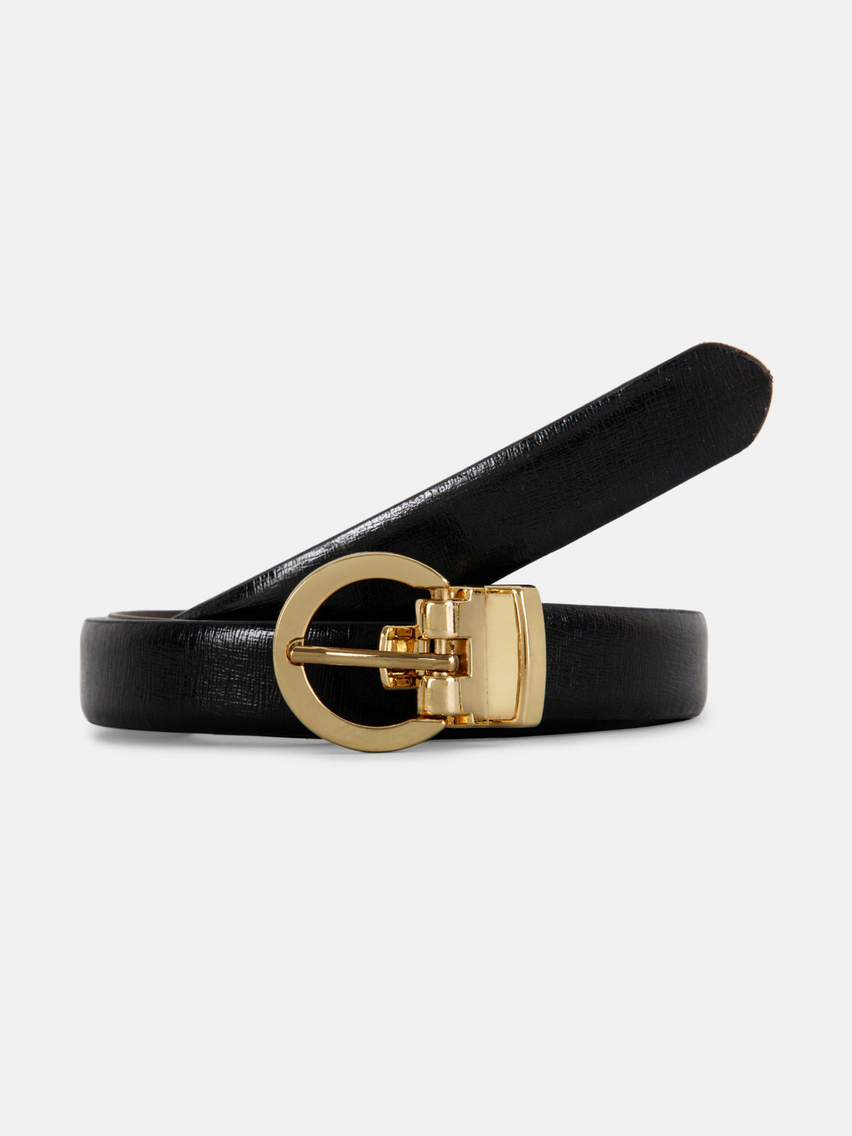 Statement Reversible Leather Belt