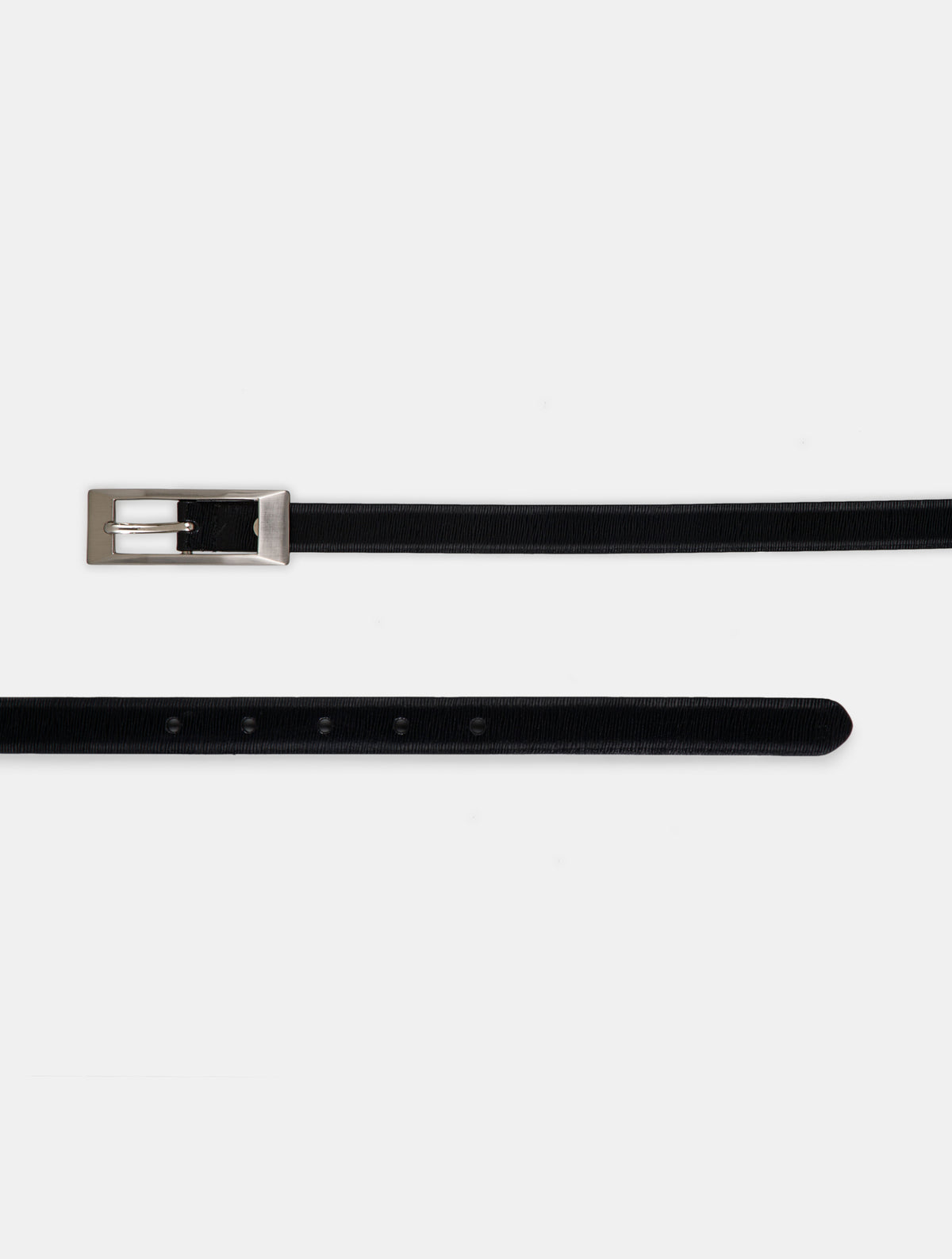 Striped Leather Belt