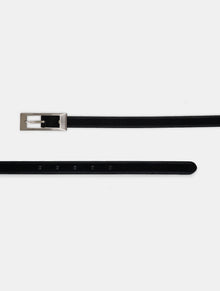 Striped Leather Belt