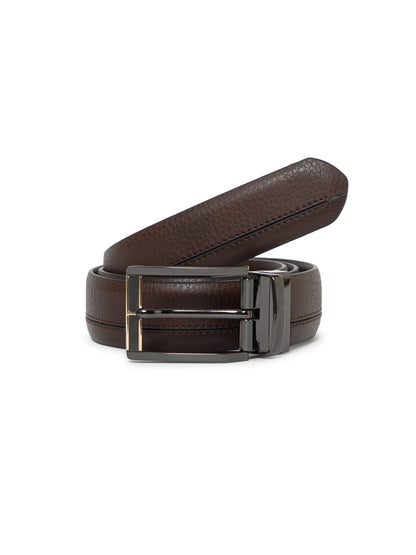 Men Reversible Belt XLRB-179 Brown
