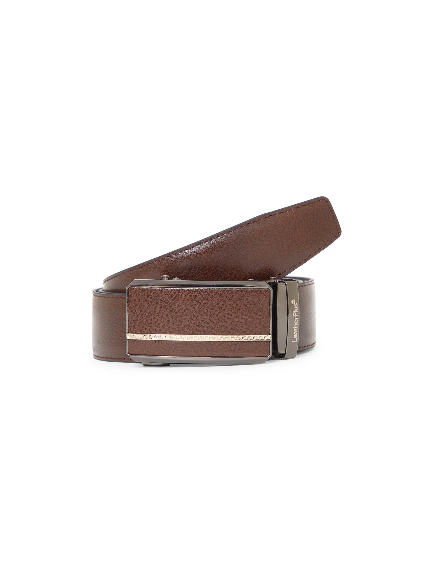 Men Autolock Belt AL-9711 Brown