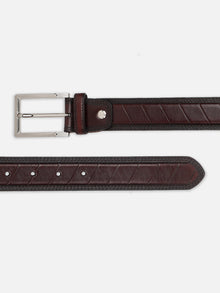 Slant Panel Pattern Belt