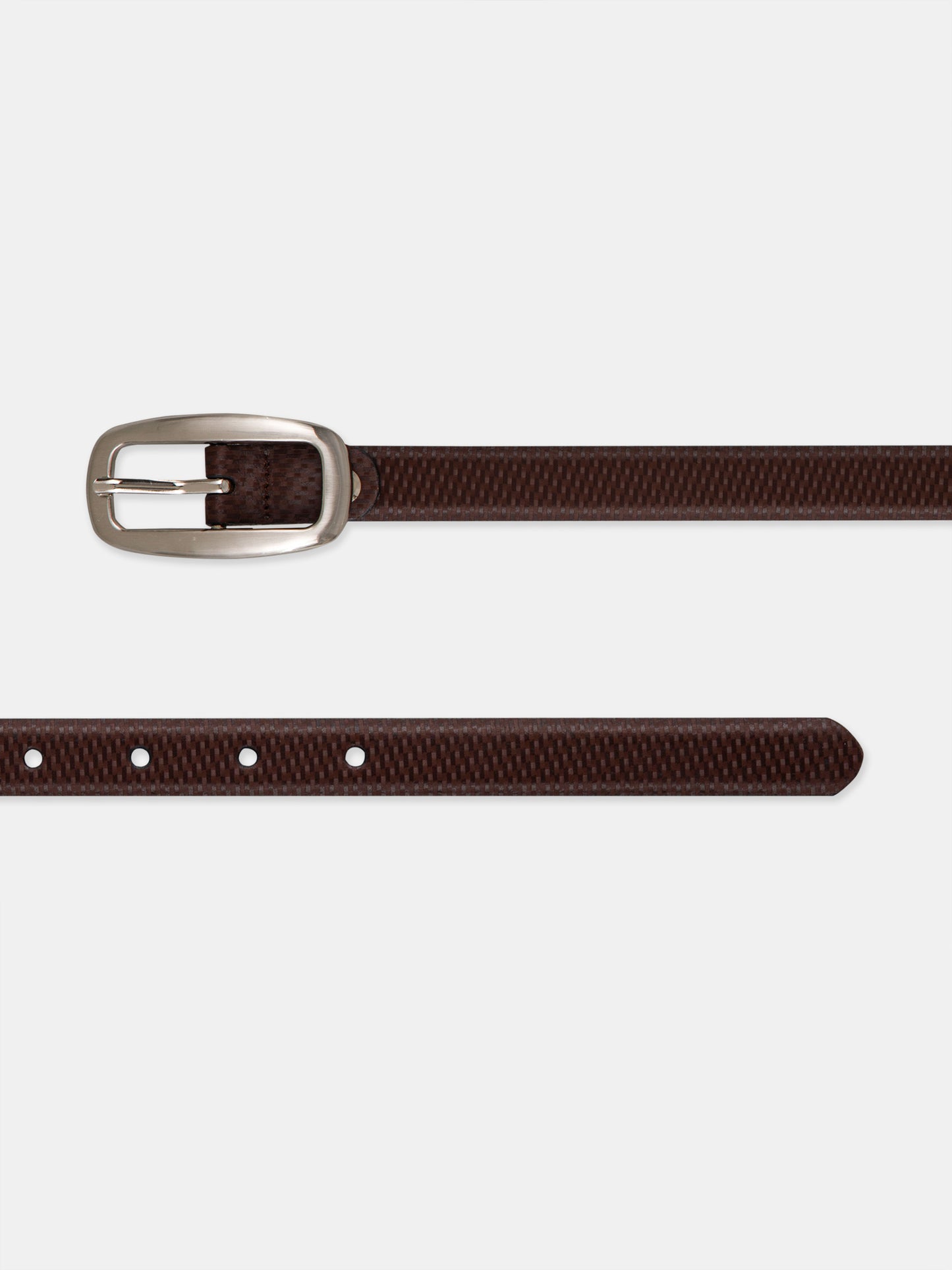 Center-Pin Buckle Ladies Belt LBSB-2215 BN Brown